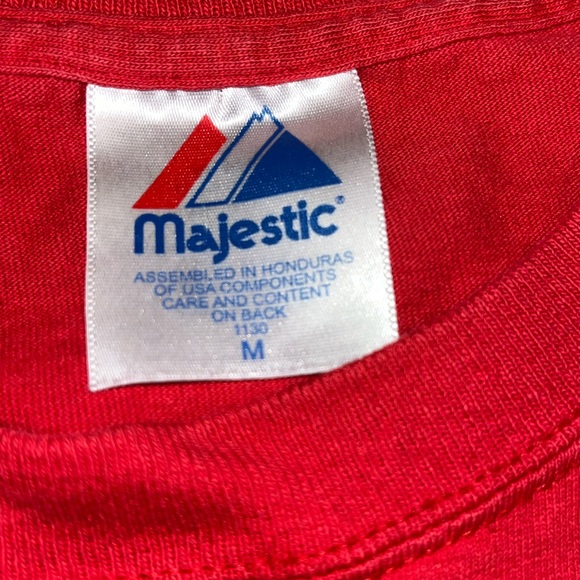 Majestic Fenway Park 100% cotton men’s short sleeve red tee shirt size medium - Picture 4 of 7